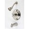Kingston Brass KB2636BX Tub and Shower Faucet, Polished Nickel KB2636BX - alternate 2